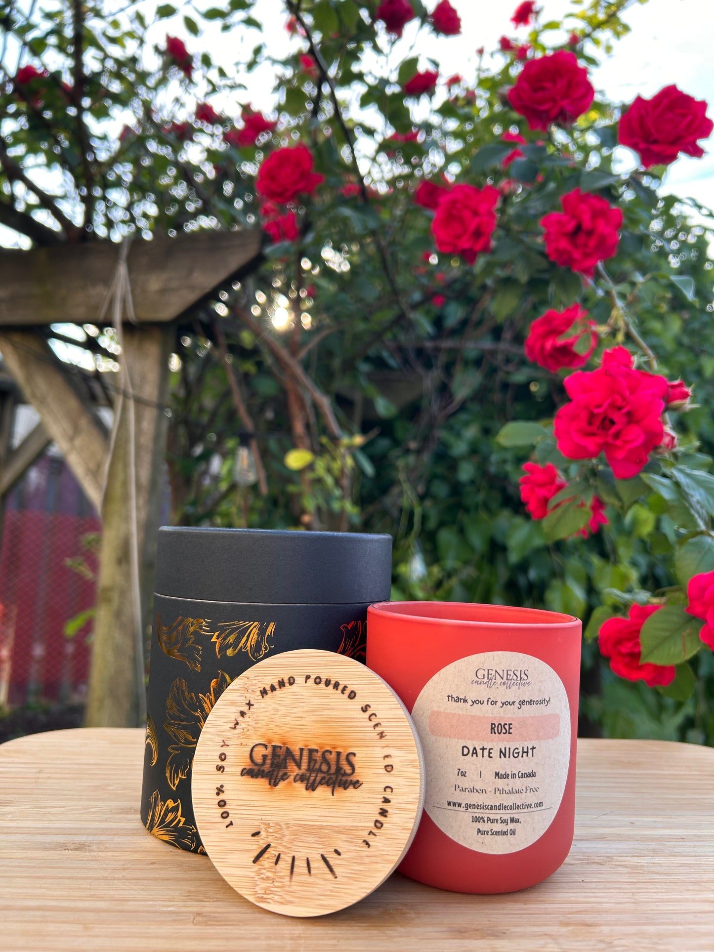 Rose Scented Candle
