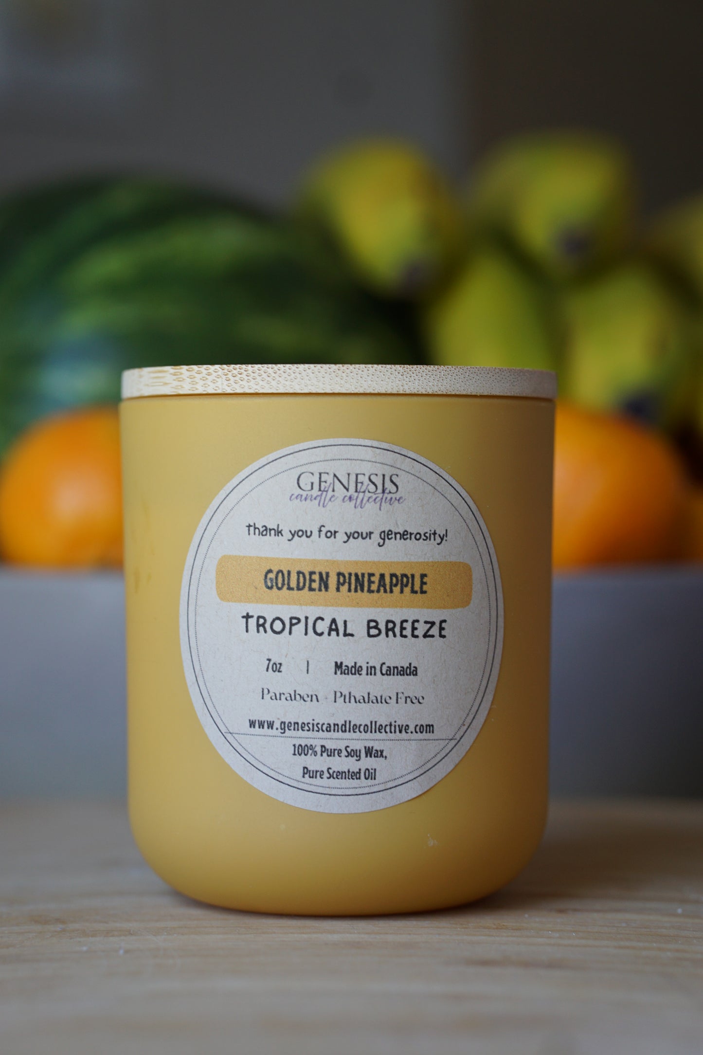 Golden Pineapple Scented Candle