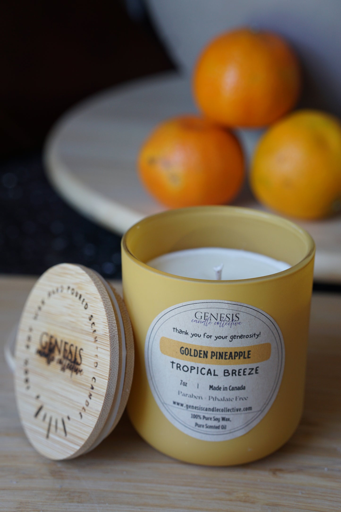 Golden Pineapple Scented Candle