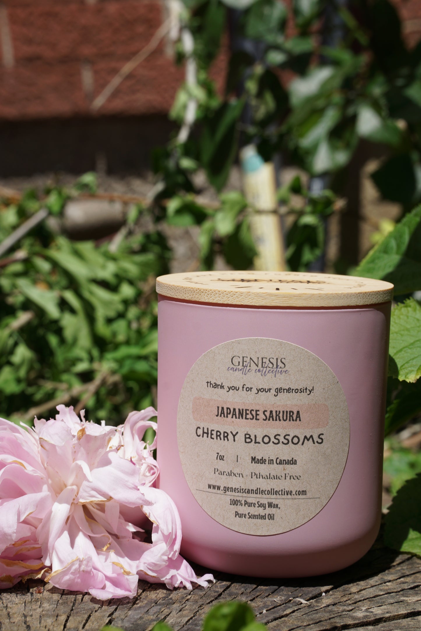 Japanese Sakura Scented Candle