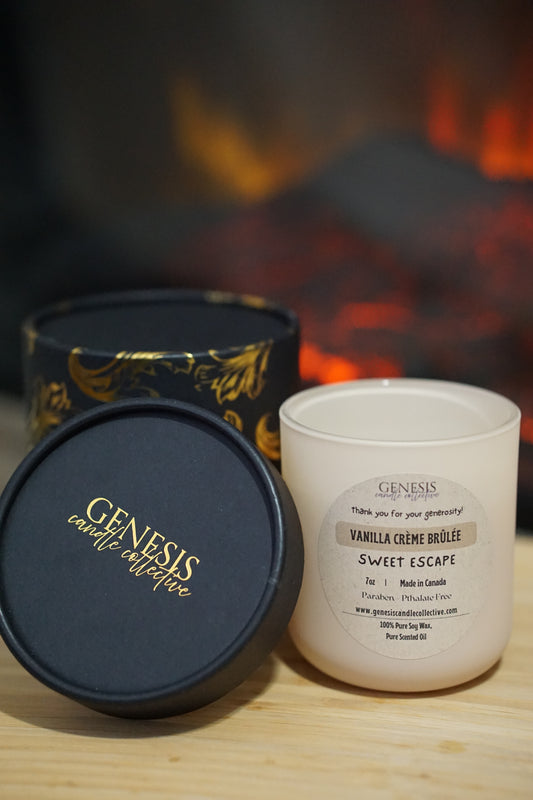 Vanilla Creme Brûlée Scented Candle