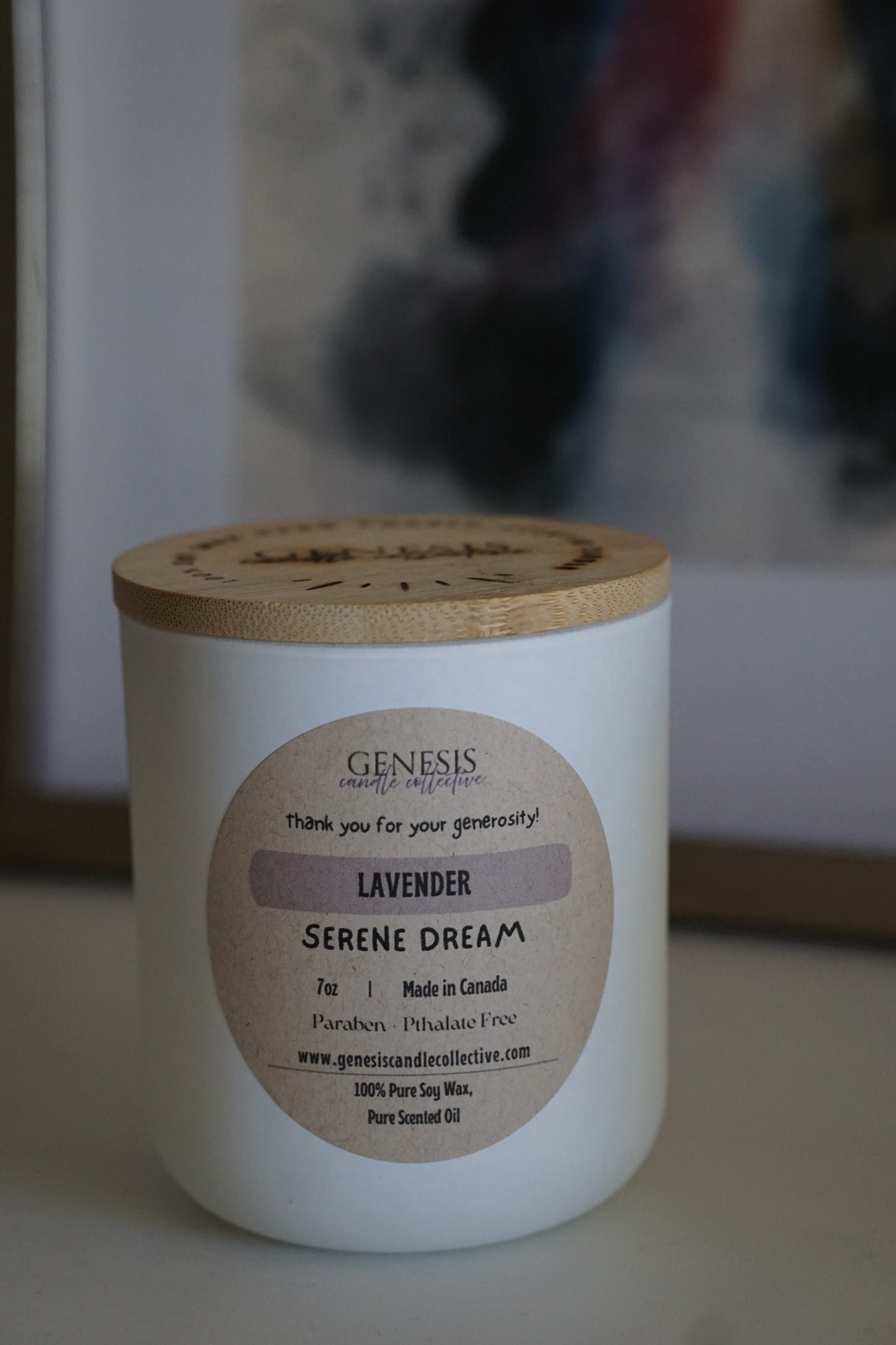 Lavender Scented Candle