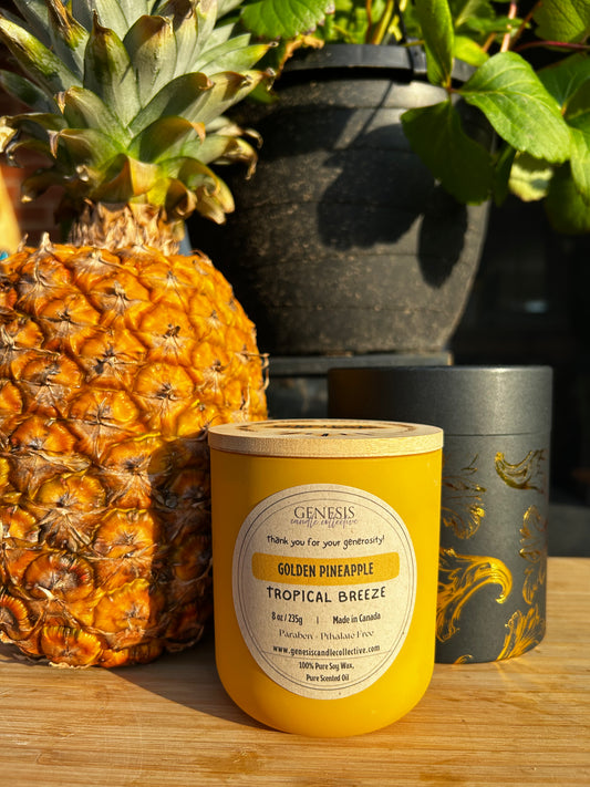 Golden Pineapple Scented Candle